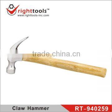 RIGHTTOOLS RT-940259 New process American type claw hammer with wood handle