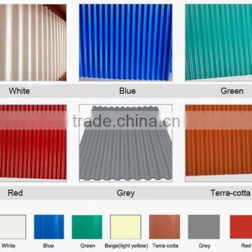2015 New Tile Pvc Resin Roof Sheet Made in China