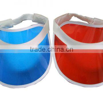 Transparent Summer Plastic Sun Visor