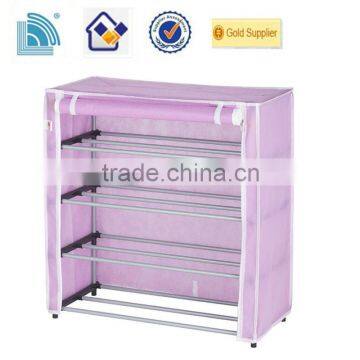 2014natural and high quality iron shoe shelf , shoe organizer