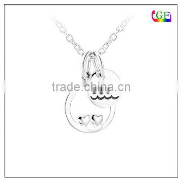 Love Swimming Jewelry Silver Swim Necklace