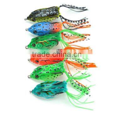 6pcs Fishing Lure 5.5CM 12.5G Topwater Wobblers Soft Artificial Bait