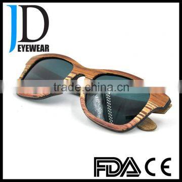 High Quality Wholesale Fashion Polarized Wooden Sunglasses