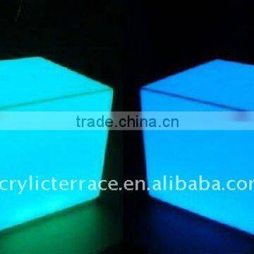 LED bar cube chair