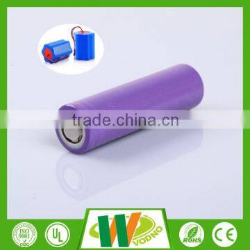 Rechargeable cylinder battery cell, li ion battery cell 3.7V 2.2Ah