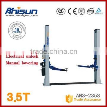 automotive equipment two post car lift motors 3500kg