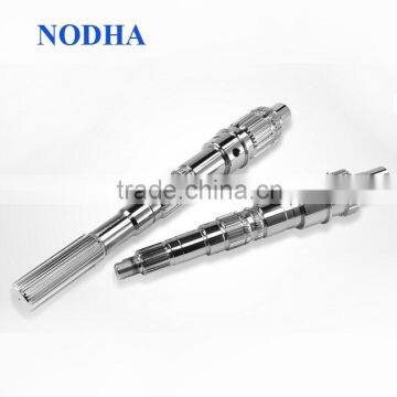 Spline shaft, steel material shaft surface with zinc plated, precision shaft