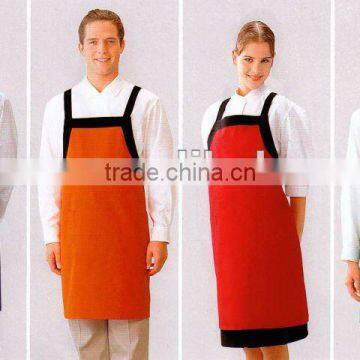 Customer-made 100%cotton plain color apron