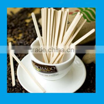 Straight wooden stirrer