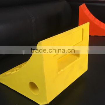 PU wheel chock made in China Polyurethane Material