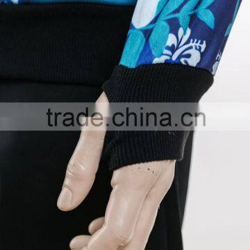 Fashion Cheap Plain 100% Polyester Spandex Hoodies With Sublimation