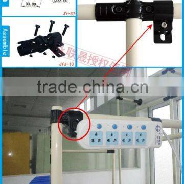 JY-37|Anti-rust Metal Joint for Coated Pipe|Zinc Plated Pipe Fittings for Storage|Metal Clamp for Bedstead Pipe photo-3