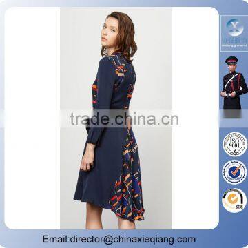 2016 Fashion Ladies Printed Dress Women Casual Dress