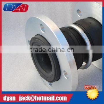 High elastic Double Sphere metal ring union rubber joint for fire main