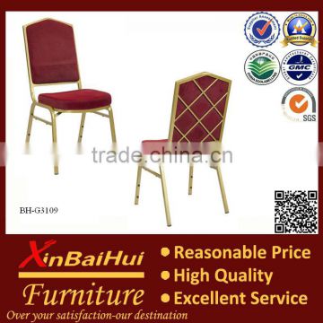 BH-G3109 Wholesale Stacking hotel dining chair,banquet chair,Aluminum banquet Chair