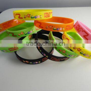 2016 new products arts and crafts rubber gift silicone bracelet for promotional gift