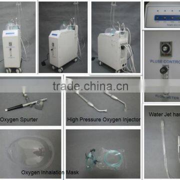 4 In 1 Oxygen Jet Face Lift Peeling Skin Rejuvenation Multifunction Machine CE Dispel Black Rim photo-2