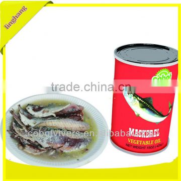 Canned mackerel