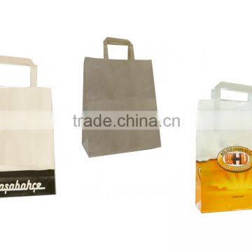 Paper Bag With Flat Handle