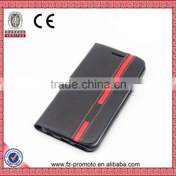 Fashion Grid Luxury Leather Case for IPhone6 6s 4.7/ Plus 5.5 Stand Card Slot Retro Cellphone Cover For Apple IPhone 6 6s /Plus photo-2