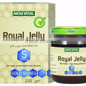 Vegetarian frozen foods Super Dose Royal Jelly Pollen Raw Honey Mixture