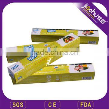 Plastic wrap PVC Cling film, PVC stretch wrap for food packing, Jiachu factory high quality