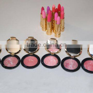 easy carry fashional blush palette baked cheek color lasting blusher