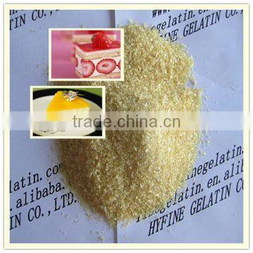 180 bloom edible gelatin/edible cow skin gelatine/China gelatine producer