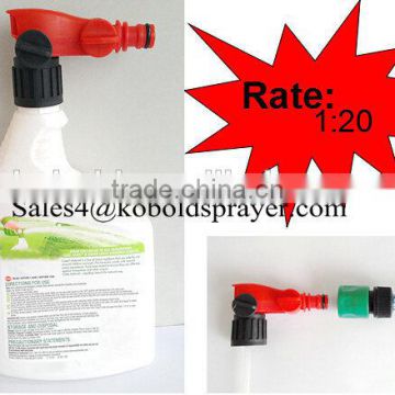 28/410 hose end custom plastic spray with bottles