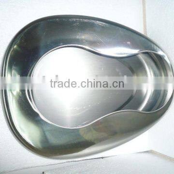 for hospital and medical 304 stainless steel bedpan