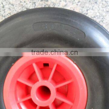 3.00-4 Flat Free Tire Wheelbarrow Tire/3.00-4 PU Foam Wheel