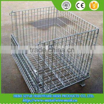 High Capacity Stackable Storage Industrial Wire Mesh Containers photo-5