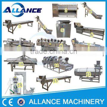 Automatic natural potato chips processing line