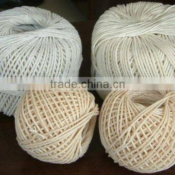 100% nature color cotton twine in sale