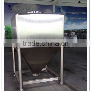 Customized High-qulity Stainless Steel SUS 304 SUS 316L Medical /Mixing Square Hopper / Turnover Hopper photo-2