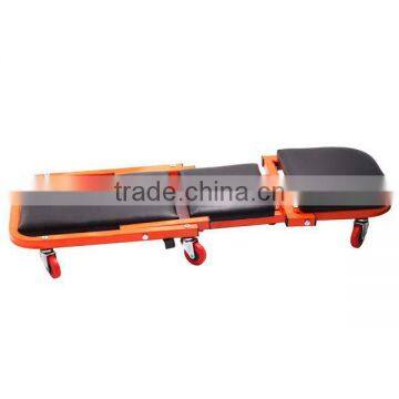 Adjustable Extendable Folding Mechanics Padded Creeper or Bench with Dolly ST-L1