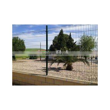 Green Vinyl Coated Welded Wire Mesh Fence/pvc Coated 1x1 Wire Mesh Fencing photo-5