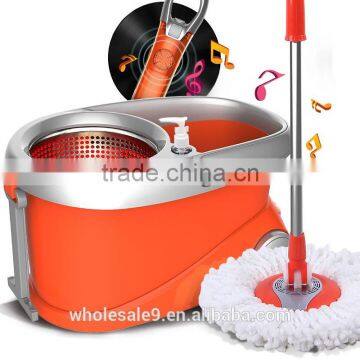 2015 bluetooth Music magic mop with Bucket set