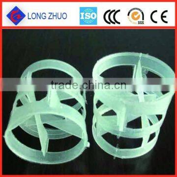 Fish Jar Filer Media / HDPE Material Water Treatment Filter / Pall Ring Packing