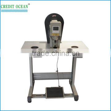 Semi-automatic metal head shoelace/ handbag lace tipping machine