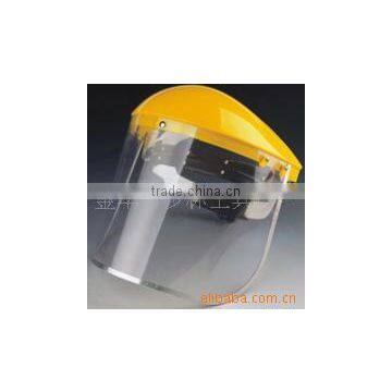 Face protection shield for brush cutter