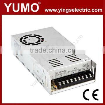 YUMO S-250 250W 5/12/48V Single output High efficiency power supply Switching Power Supply