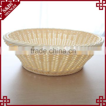 New design beautiful PP rattan bread basket set/3