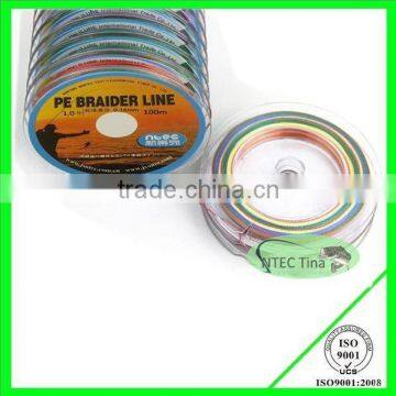 High Strength 8 Strand Colorful Braided Fishing Line , pe Braid Fishing Line High Strength photo-2