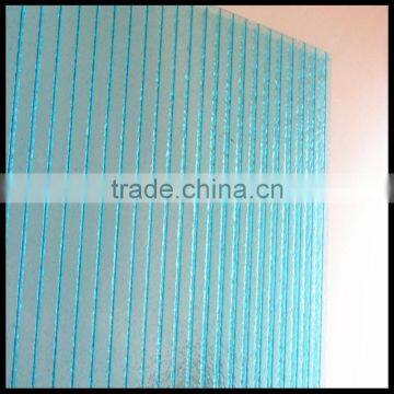 6mm Glitter Polycarbonate Sheet Polycarbonate Corrugated Plastic sheet With Sealed Edge