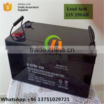 Long Life 12V 250AH Lead Acid Solar Panel Battery