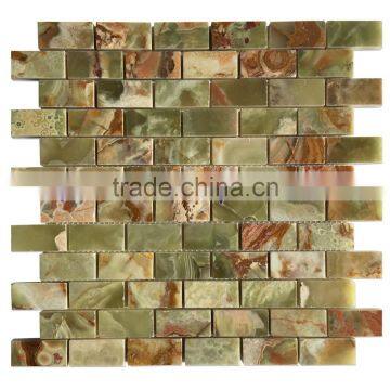 Colorfull Top Quality MULTI GREEN ONYX MOSAIC TILES COLLECTIONS photo-5