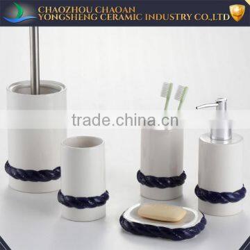 Professional Best Selling Hand Painted Ceramic Luxury Bathroom Sets Wholesale