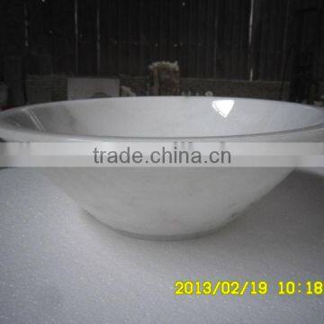 white marble sink basin