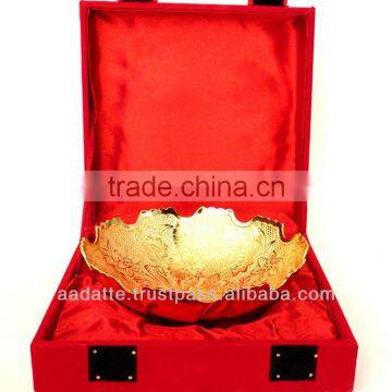 Gold Plated Bowl Gift Item Beautiful Kitchen Accessory Brass Gold Plated Bowls photo-3
